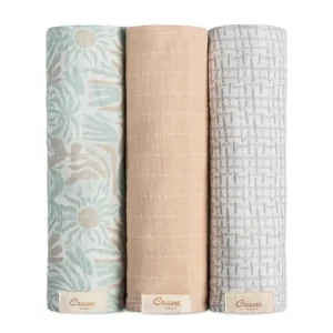 Crane Bedding - Cove 3-Pc. Swaddle Set, Beach Life - cutbabycare.com | baby boutique & care hub