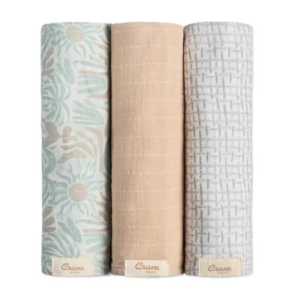 Crane Bedding - Cove 3-Pc. Swaddle Set, Beach Life - cutbabycare.com | baby boutique & care hub