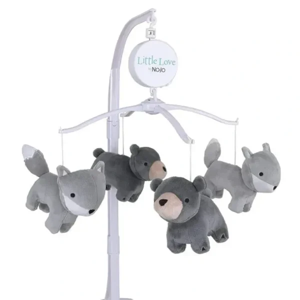 Crown Crafts - Little Love By Nojo - Little Man Cave Musical Mobile - cutbabycare.com | baby boutique & care hub