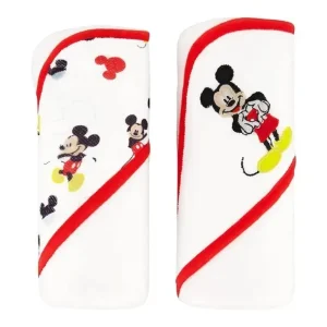Cudlie - Disney Baby Boy 2Pk Rolled/Carded Hooded Towels, Mickey Mouse - cutbabycare.com | baby boutique & care hub