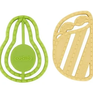 Cudlie - 2Pk Food Grade Silicone Teether, Taco & Avocado - cutbabycare.com | baby boutique & care hub