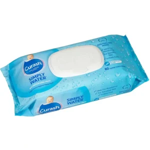 Curash Baby Simply Water 80 Baby Wipes - cutbabycare.com | baby boutique & care hub