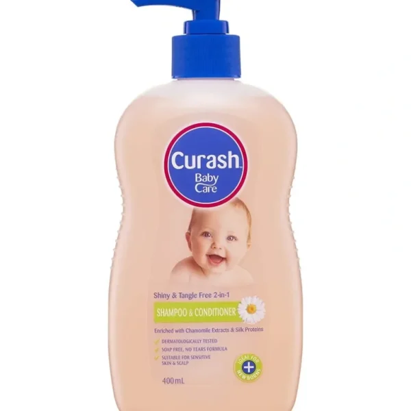 Curash Gentle Shampoo & Conditioner 400ml - cutbabycare.com | baby boutique & care hub