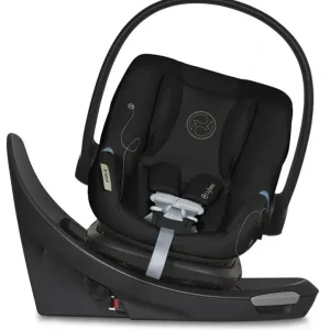 Cybex - Aton G Swivel Infant Car Seat Sensorsafe , Moon Black - cutbabycare.com | baby boutique & care hub