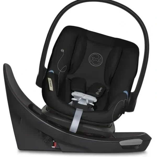 Cybex - Aton G Swivel Infant Car Seat Sensorsafe , Moon Black - cutbabycare.com | baby boutique & care hub