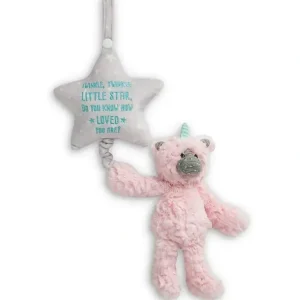 Demdaco - Musical Pull Toy, Unicorn - cutbabycare.com | baby boutique & care hub