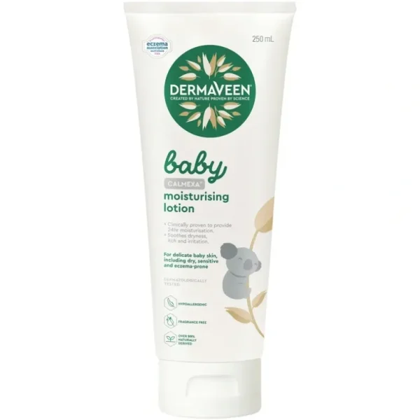 DermaVeen Baby Calmexa Moisturising Lotion 250mL - cutbabycare.com | baby boutique & care hub