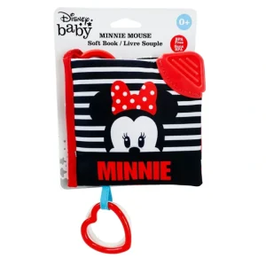 Disney Baby Minnie Mouse Soft Book (Black, Red, White) - cutbabycare.com | baby boutique & care hub