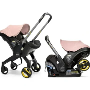 Doona - Infant Car Seat With Base & Stroller, Blush Pink - cutbabycare.com | baby boutique & care hub