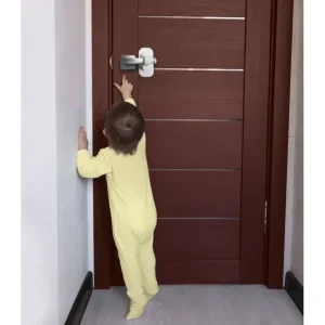dreambaby Adhesive Lever Door Lock - cutbabycare.com | baby boutique & care hub