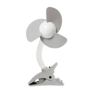 dreambaby Ezy-Fit Clip-On Outdoor Cooling Fan For Baby Stroller/Pram Grey/White - cutbabycare.com | baby boutique & care hub