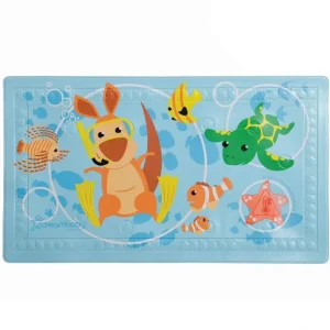 dreambaby Watch Your Step 40x70cm Anti-Slip Baby Bath Mat Tub Safety Pad 12m+ - cutbabycare.com | baby boutique & care hub