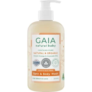 Gaia Natural Baby Bath & Body Wash 500mL - cutbabycare.com | baby boutique & care hub