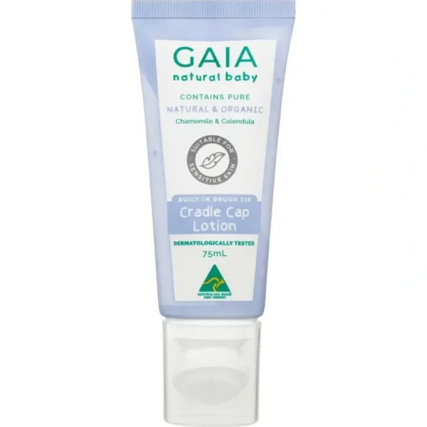 Gaia Natural Baby Cradle Cap Lotion 75mL - cutbabycare.com | baby boutique & care hub