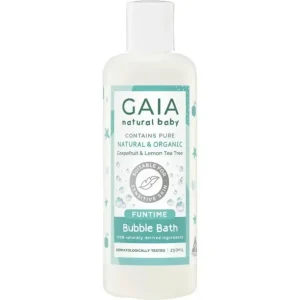 Gaia Natural Baby Funtime Bubble Bath 250ml - cutbabycare.com | baby boutique & care hub