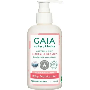 Gaia Natural Baby Moisturiser 250mL - cutbabycare.com | baby boutique & care hub