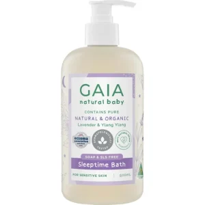 Gaia Natural Baby Sleeptime Bath Wash 500mL - cutbabycare.com | baby boutique & care hub