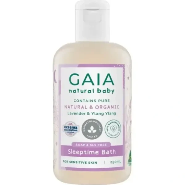 Gaia Natural Baby Sleeptime Bath Wash 250ml - cutbabycare.com | baby boutique & care hub