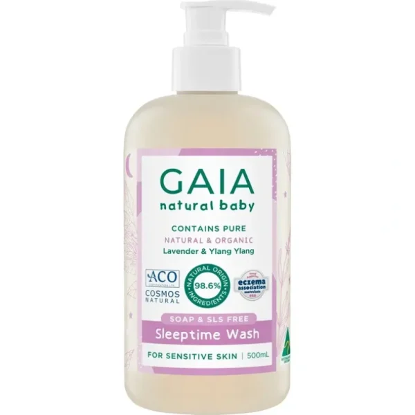 Gaia Natural Baby Sleeptime Wash 500mL - cutbabycare.com | baby boutique & care hub