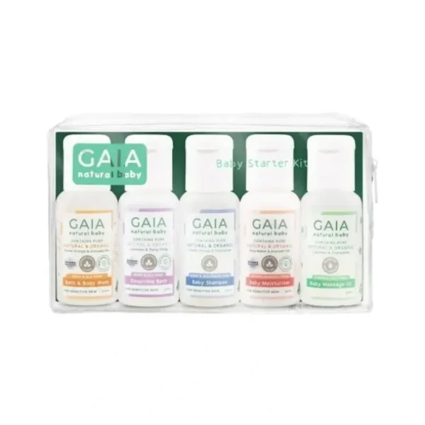 Gaia Natural Baby Starter Kit 5 x 50mL - cutbabycare.com | baby boutique & care hub