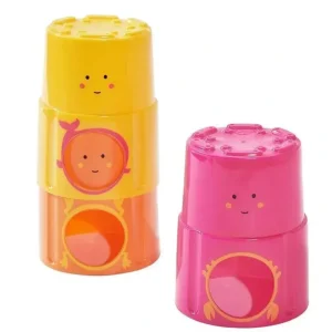 Giggle Stacking Pouring Cups - Pink - cutbabycare.com | baby boutique & care hub