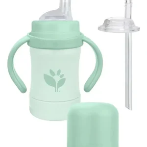 Green Sprouts - 6 Oz Sprout Ware Sip & Straw, Sage - cutbabycare.com | baby boutique & care hub