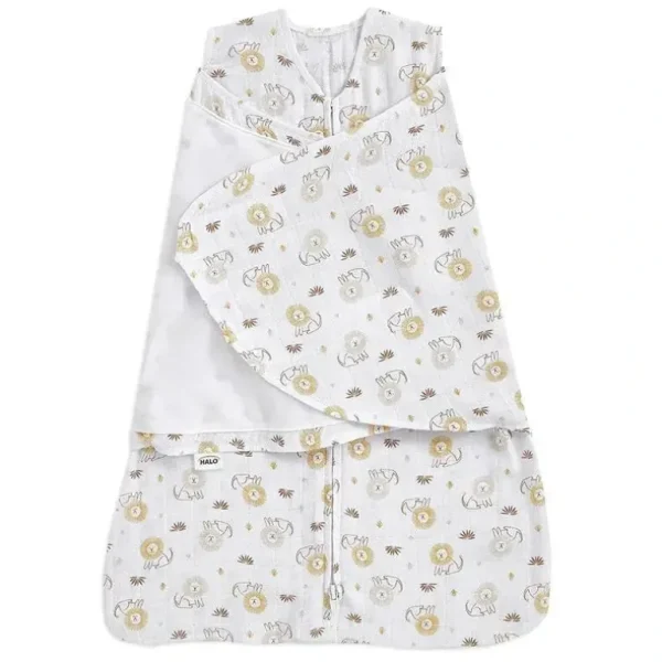 Halo - Innovations Sleepsack 100% Cotton Swaddle Wrap, Lion - cutbabycare.com | baby boutique & care hub