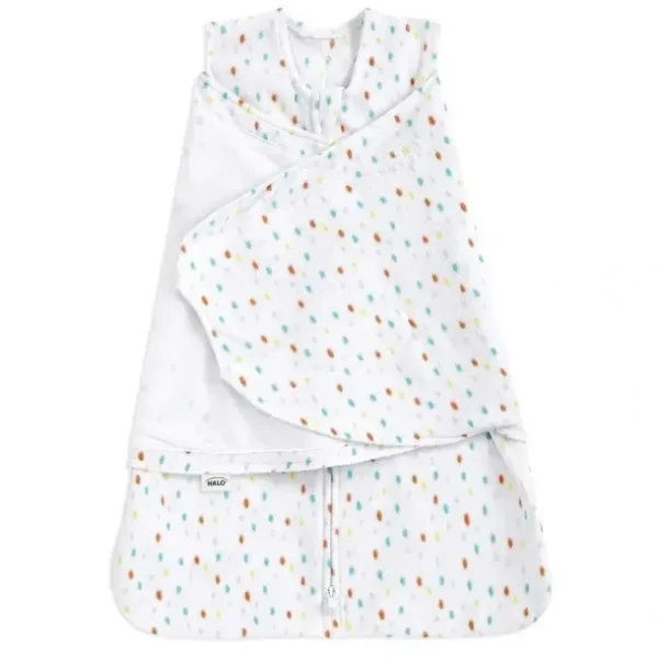 HALO - Micro-Fleece Sleepsack Swaddle, Confetti, Small, 3/6M - cutbabycare.com | baby boutique & care hub