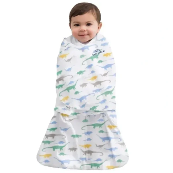 Halo Sleepsack Swaddle Dinos Micro-Fleece - cutbabycare.com | baby boutique & care hub