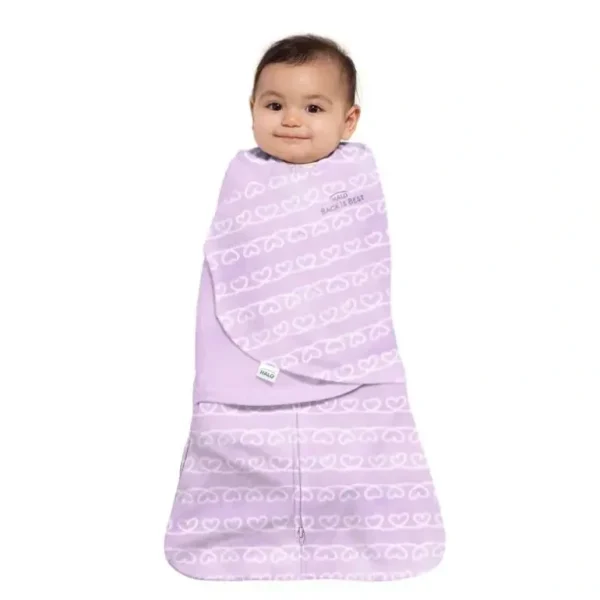 Halo Sleepsack Swaddle Heartline Micro-Fleece - Small - cutbabycare.com | baby boutique & care hub