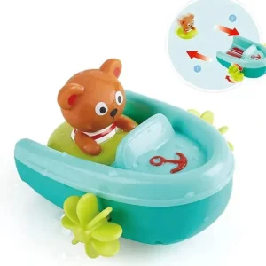 Hape - Tubing Pull-Back Boat Bath Toy - cutbabycare.com | baby boutique & care hub