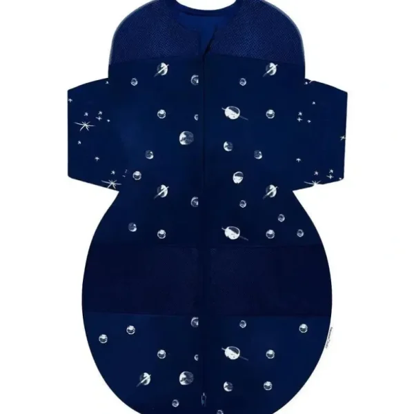 Happiest Baby - SNOO Navy Planets Sleep Sack Baby Swaddle - cutbabycare.com | baby boutique & care hub