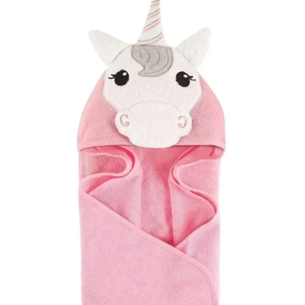 Hudson Baby Animal Hooded Towel, Unicorn - cutbabycare.com | baby boutique & care hub