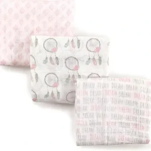 Hudson Baby Muslin Swaddle Blanket 3-Pack, Dream Catcher - cutbabycare.com | baby boutique & care hub