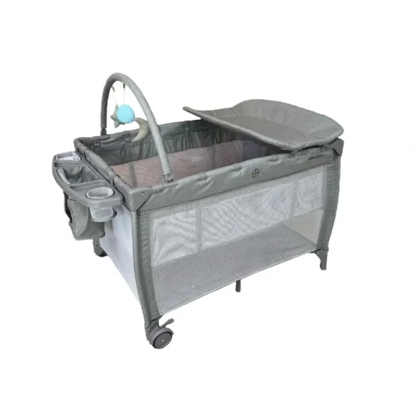 8 in 1 Portacot Grey - cutbabycare.com | baby boutique & care hub