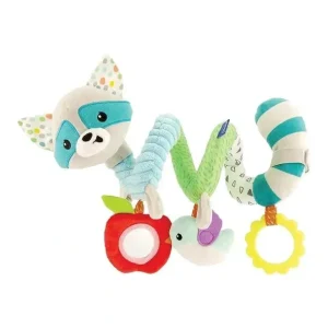 Infantino - Wee Wild Ones - Spiral Activity Toy, Raccoon - cutbabycare.com | baby boutique & care hub