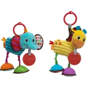 Infantino Pull & Play Jittery Pals, Assorted Styles - cutbabycare.com | baby boutique & care hub
