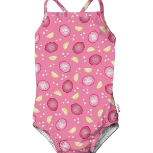 Iplay - Eco Swimsuit With Built-In Swim Diaper, Pink Dragon Fruit - cutbabycare.com | baby boutique & care hub
