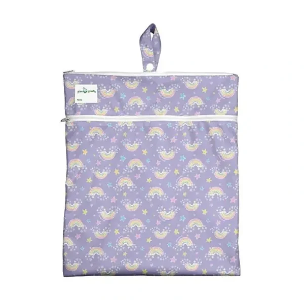 Iplay - Wet & Dry Bag, Violet Rainbows - cutbabycare.com | baby boutique & care hub