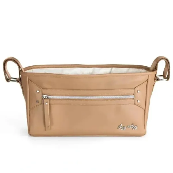 Itzy Ritzy - Adjustable Stroller Caddy/Organizer, Chai - cutbabycare.com | baby boutique & care hub