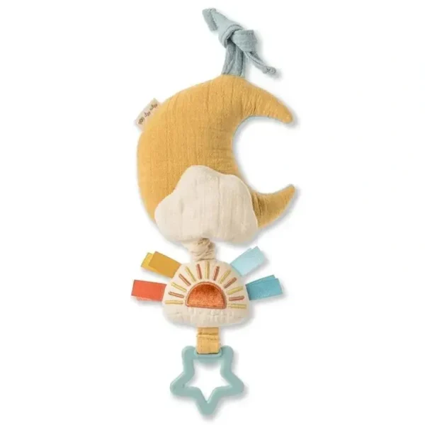 Itzy Ritzy - Bitzy Notes Musical Pull-Down Toy, Cloud/Sun - cutbabycare.com | baby boutique & care hub