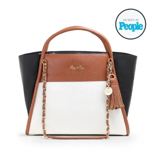 Itzy Ritzy - Boss Tote Coffee And Cream - cutbabycare.com | baby boutique & care hub