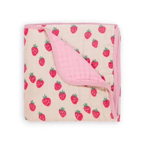 Itzy Ritzy - Itzy Blanket, Strawberries + Cream - cutbabycare.com | baby boutique & care hub