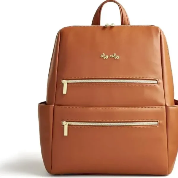 Itzy Ritzy - Itzy Ritzy Backpack, Cognac - cutbabycare.com | baby boutique & care hub