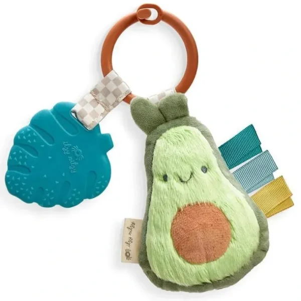 Itzy Ritzy - Pal Plush + Teether, Avocado - cutbabycare.com | baby boutique & care hub