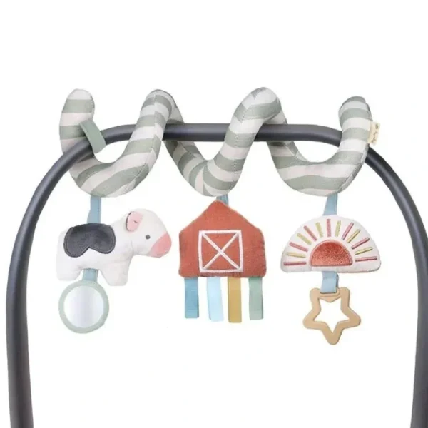 Itzy Ritzy - Spiral Car Seat Activity Toy Farm - cutbabycare.com | baby boutique & care hub