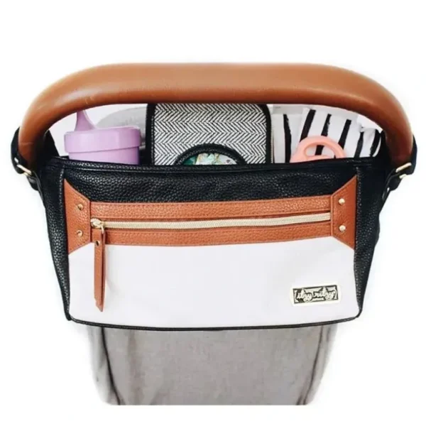 Itzy Ritzy - Stroller Caddy Coffee & Cream - cutbabycare.com | baby boutique & care hub