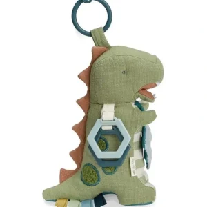 Itzy Ritzy Activity Plush Toy w/Teethe Dino - cutbabycare.com | baby boutique & care hub