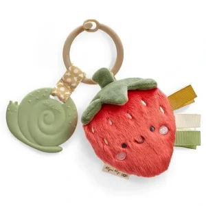 Itzy Ritzy- Pal Plush + Teether, Strawberry - cutbabycare.com | baby boutique & care hub