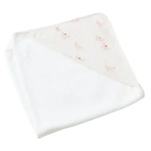 Jiggle & Giggle Cotton Baby/Infant Hooded Bath Towel Soft Wrap Fairy Dust - cutbabycare.com | baby boutique & care hub